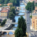 Rijeka Miljacka i sarajevski mostovi