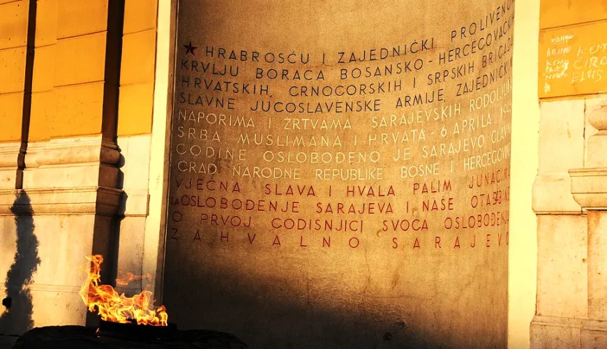 Vječna vatra, Sarajevo — spomen obilježje