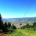 Sarajevo Trebevic, pogled na Sarajevo i žičaru