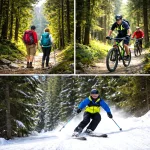 Igman, aktivnosti - planinarenje, šetnje, biciklizam, zimski sportovi