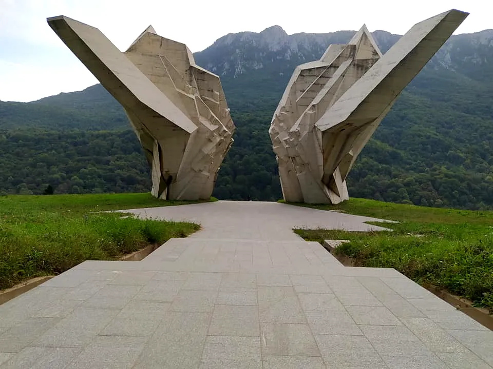 Tjentište, spomenik, NP Sutjeska