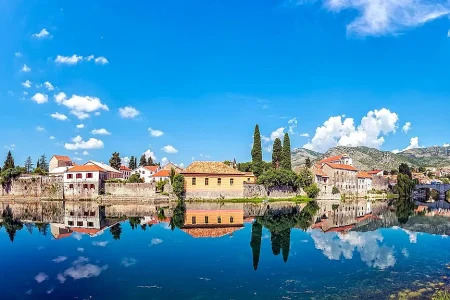 Rijeka Trebišnjica (panorama Trebinja)