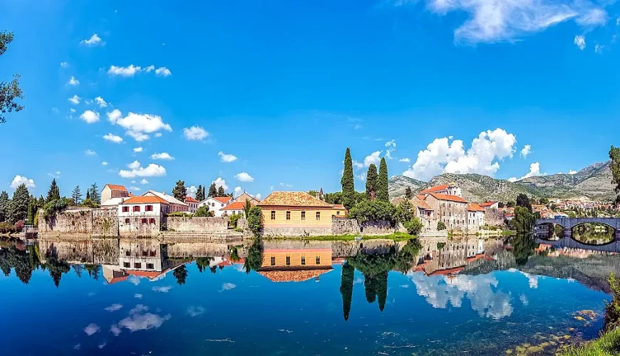 Rijeka Trebišnjica (panorama Trebinja)
