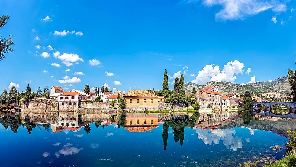 Rijeka Trebišnjica (panorama Trebinja)